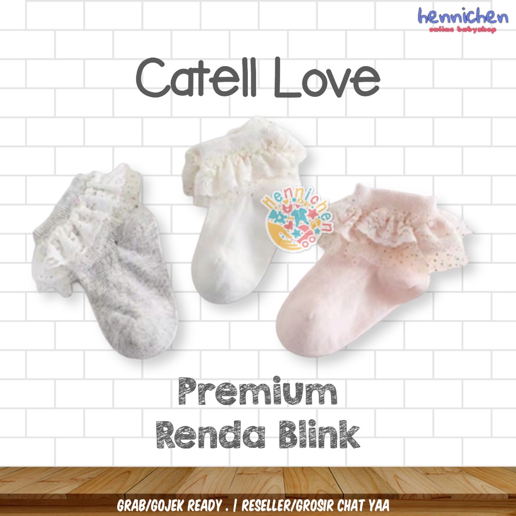 BANYAK MOTIF CATELL CATTLE CATTEL LOVE KAOS KAKI RENDA BAYI KAOS KAKI BAYI TEBAL RAJUT 1 PASANG LUCU