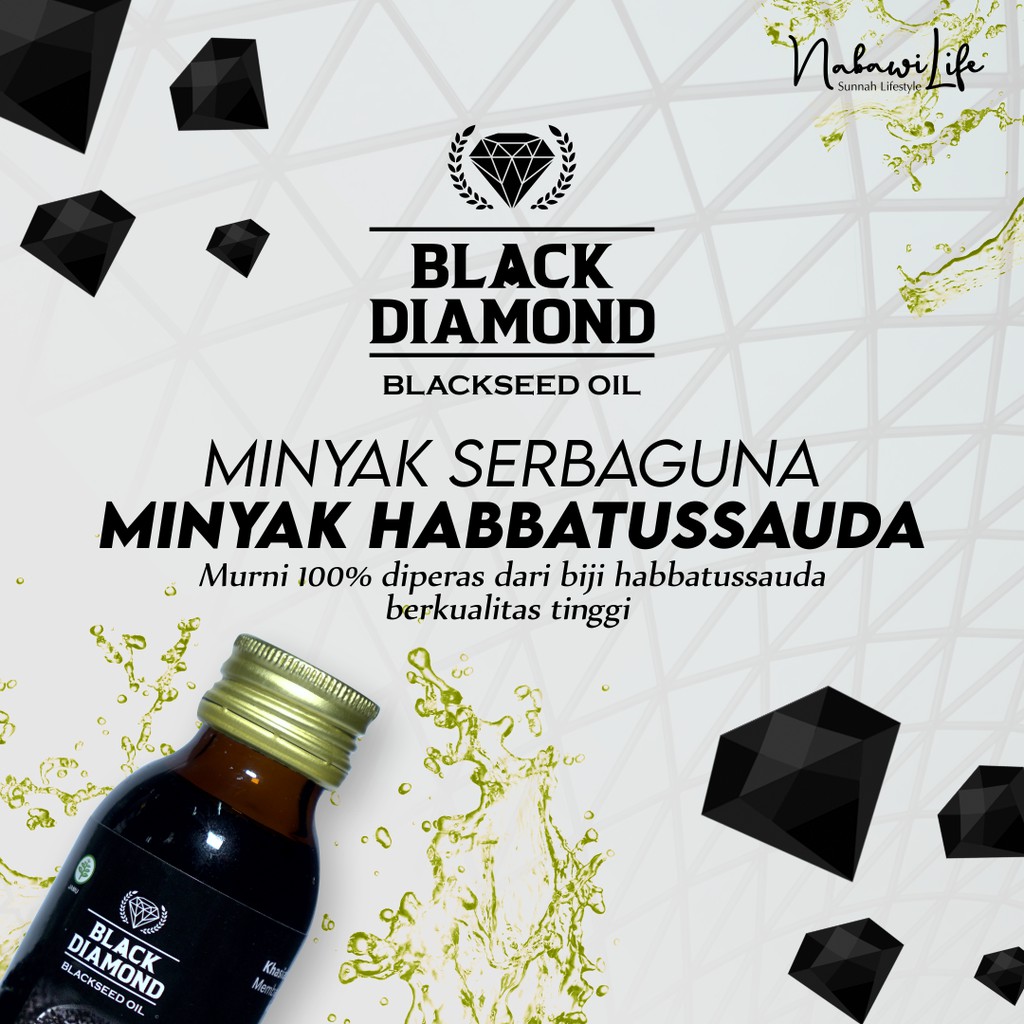 Minyak Habbatussauda oil Black Diamond Suplemen Herbal Daya Tahan Tubuh