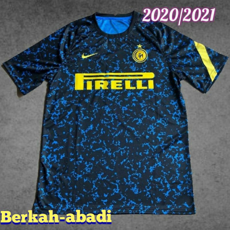 KAOS BOLA JERSEY BOLA TRAINING PREMATCH INTER 2020/2021 IMPORT GO