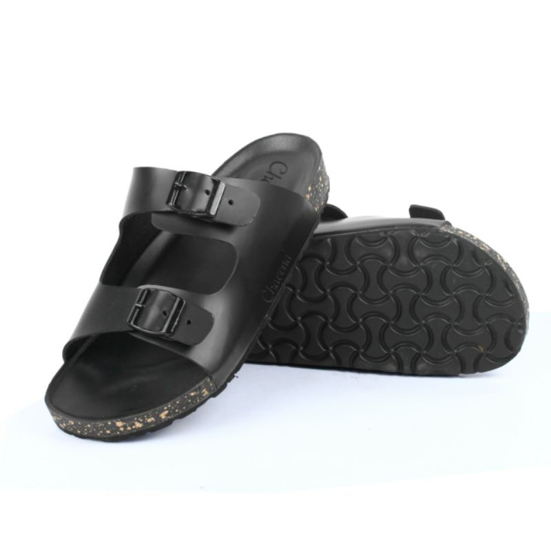 Sandal Slide/Sandal Selop Pria/Sandal Unisex/ Sandal Briken Pria-Wanita b2 hitam