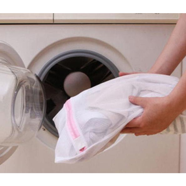 Kantong laundry bag jaring baju Bra BH mesin cuci underwear bag F124 - 30 x 40 cm
