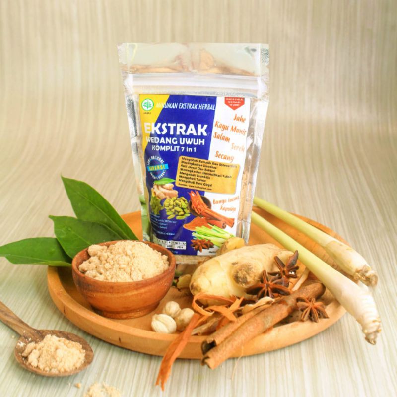 

Ekstrak Herbal Wedang Uwuh komplit rempah