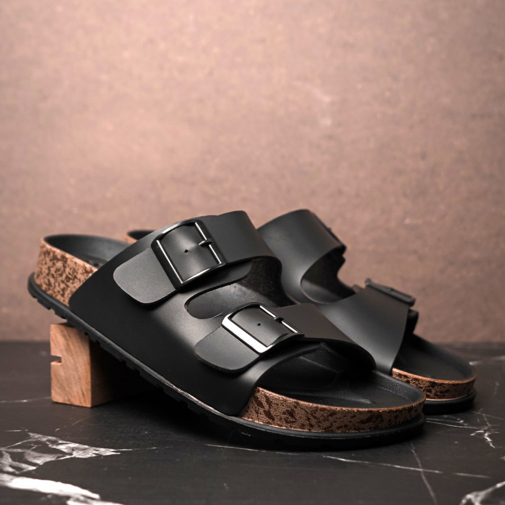 Sandal Pria Casual Kulit Terbaru Sendal Cowok Brody Bravo