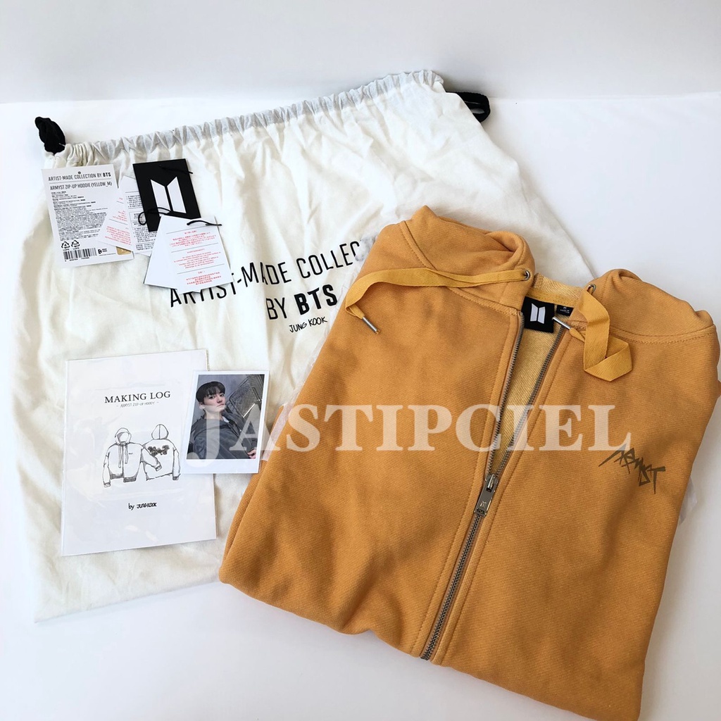 Merch By Artist - (YELLOW/M) ARMYST HOODY JUNGKOOK - BTS