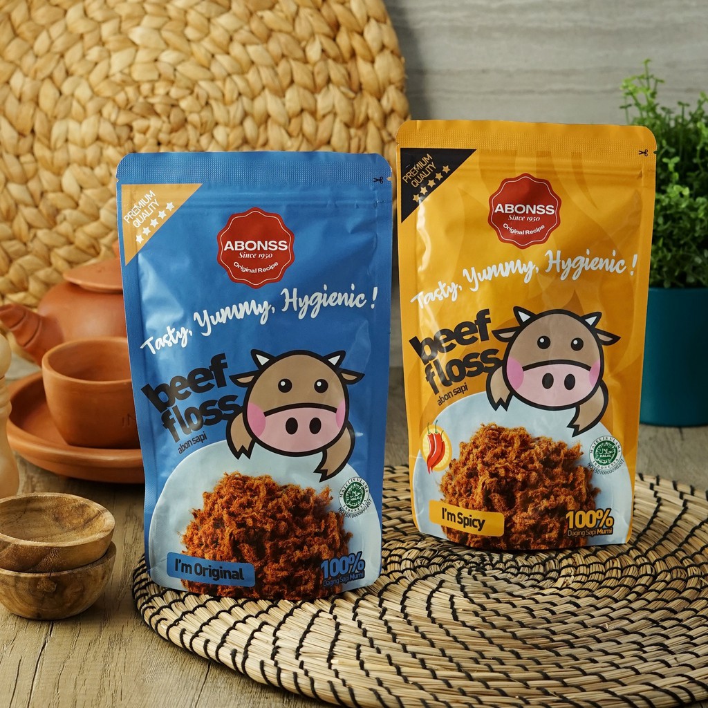 

ABONSS Package C (1 Beef Floss Original + 1 Beef Floss Spicy)