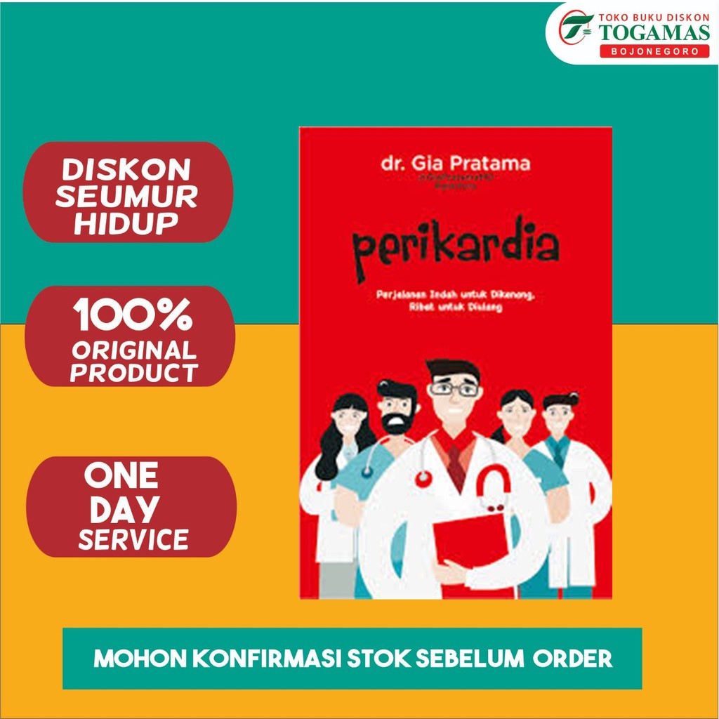 READY STOK!! PERIKARDIA BY DR. GIA PRATAMA