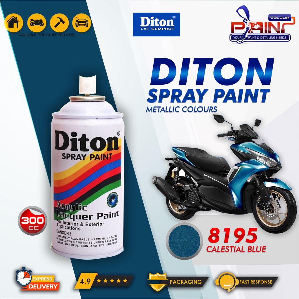 Diton 8195 Celestial Blue Cat Semprot/Motor/Helm/Gundam