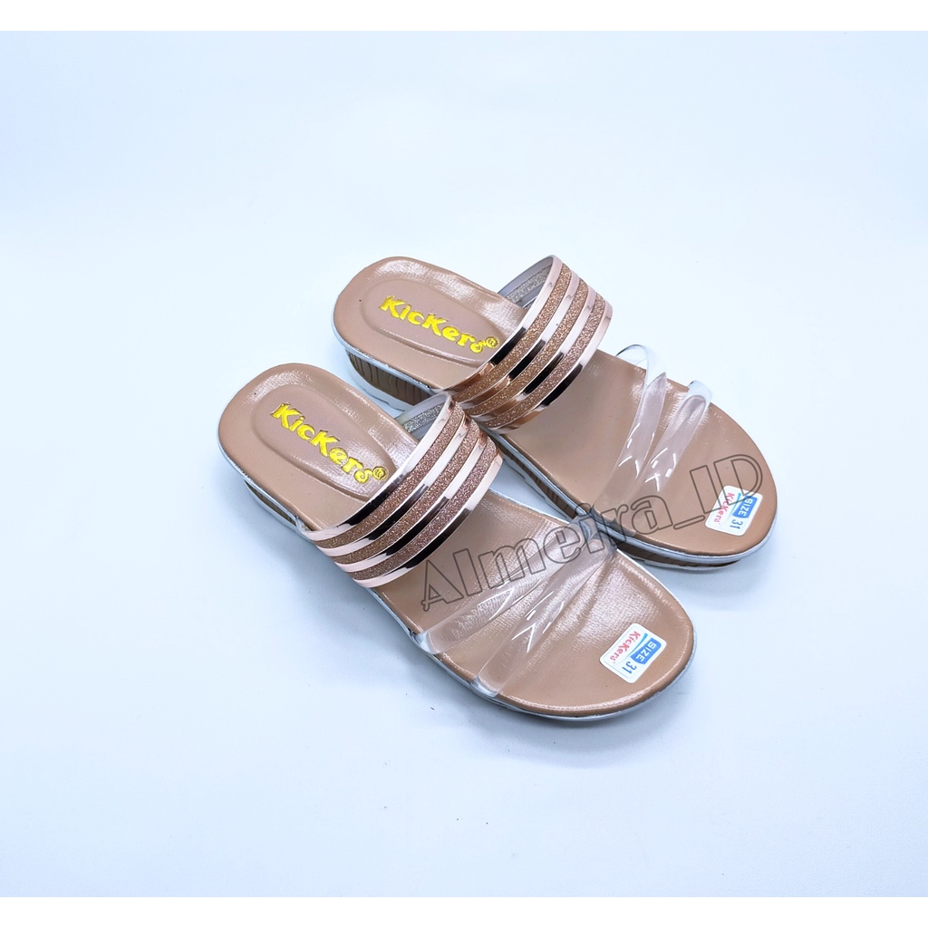 Sandal Pesta Anak Perempuan Cantik Best Quality | Sandal Kickers Anak | Sandal Anak Modis