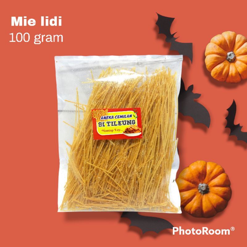 Mie lidi 100 gram makanan ringan