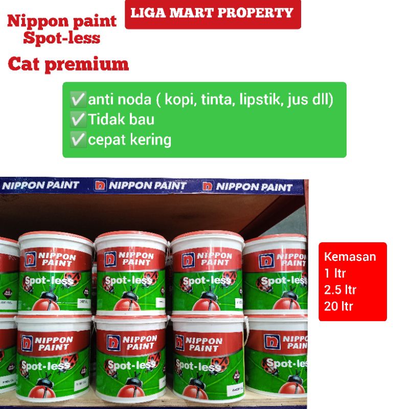 spotless cat tembok anti noda tinting nippon paint