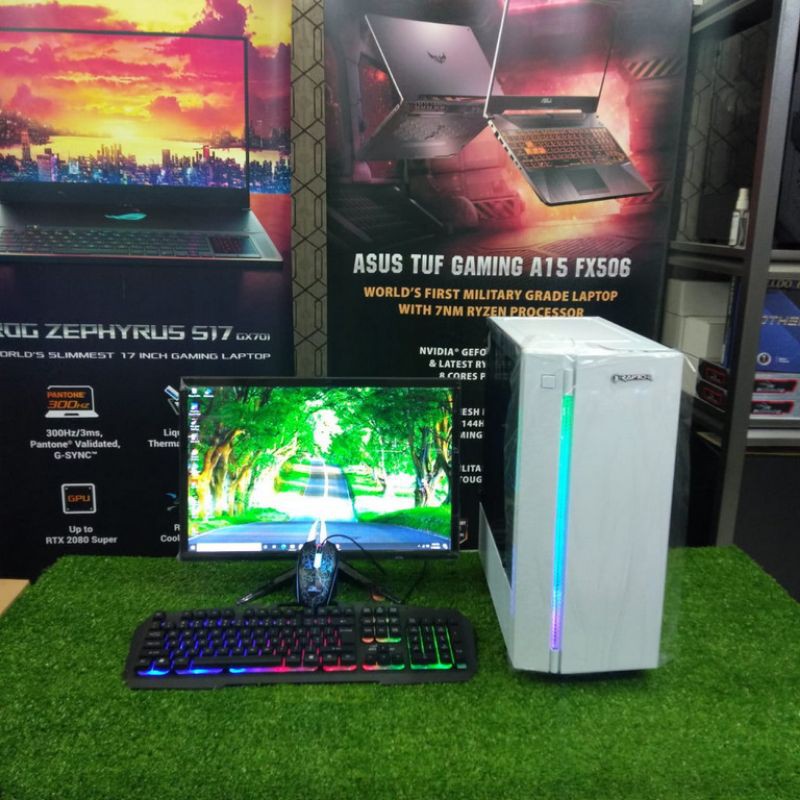 KOMPUTER GAMING I5 3470 RAM 16 SSD 120 VGA 4 GB SIAP PAKAI FULLSET