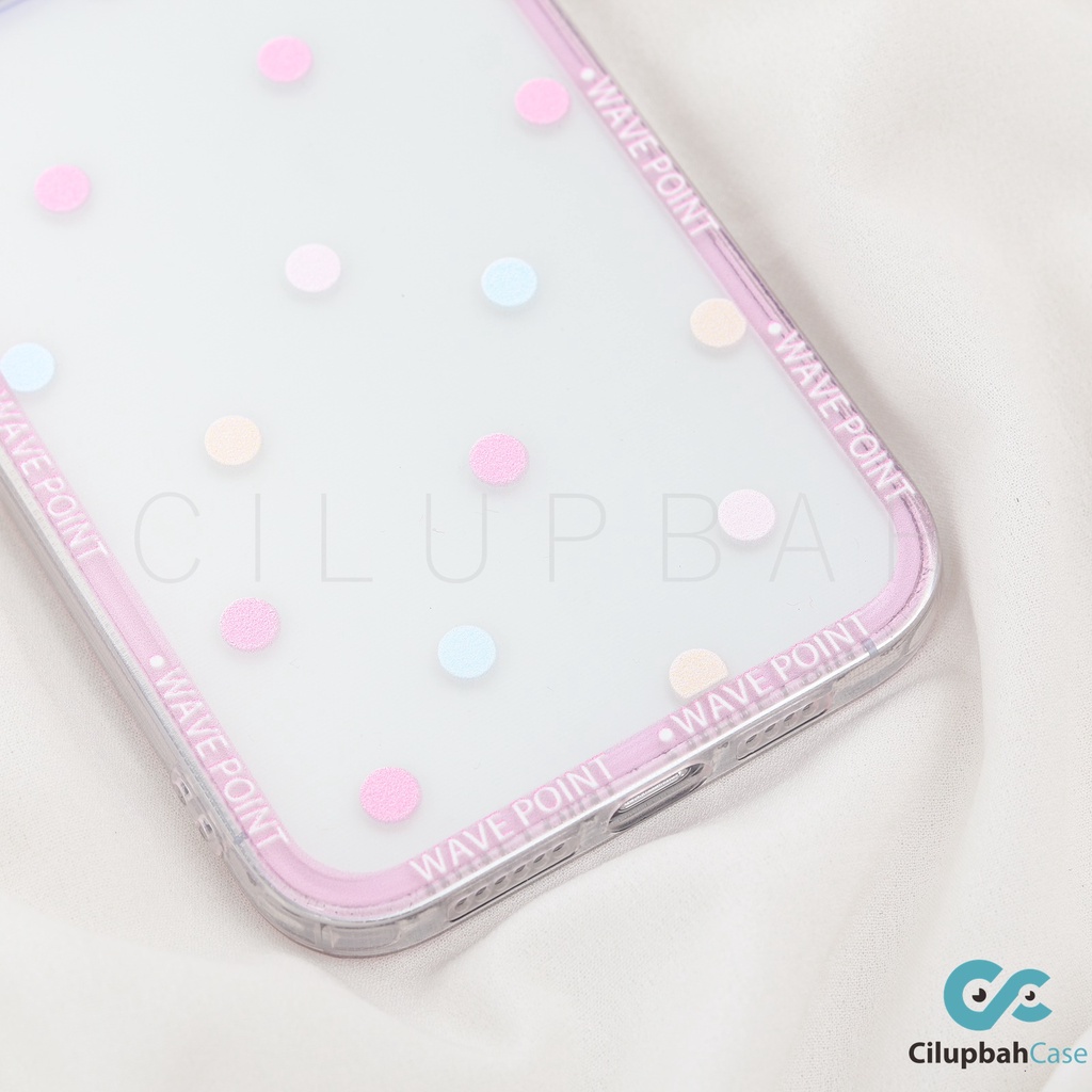 Clear Softcase Big &amp; Little Polkadot Full Lens Cover For iPhone 7 8 SE 7+ 8+ X XR XS MAX 11 12 13 MINI PRO MAX