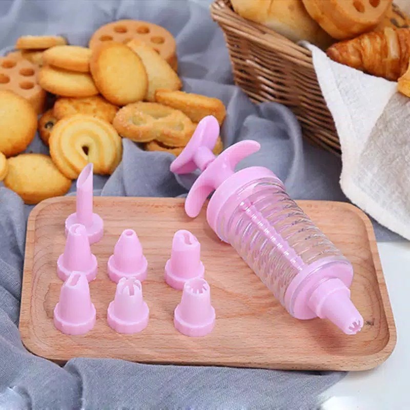 Cake Decoration 8 in 1 Pen Penghias Kue Tart Cookies Icing Pastry Art