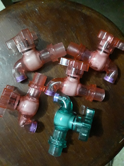 Keran Plastik Transparan 3/4 Inchi - Kran Air Bening