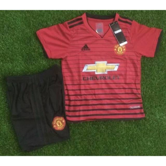 JERSEY ANAK MANCHESTER UNITED HOME 2018/2019/KAOS BOLA MU HOME/JERSEY HOME MU/KAOS BOLA MANCHESTER