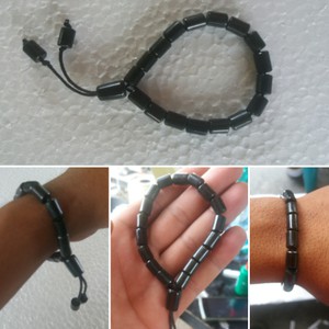 Promo! Gelang Giok Black Jade Aceh Tabung GTK