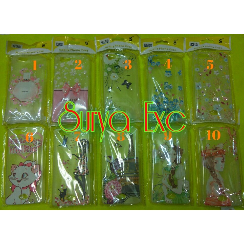 New Hardcase Diamond Blink Case Transparan Oppo Neo 5 R1201