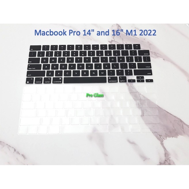 Macbook Pro 14&quot; 16&quot; M1 M2 2021 2022 2023 Silicone Keyboard Cover Protector