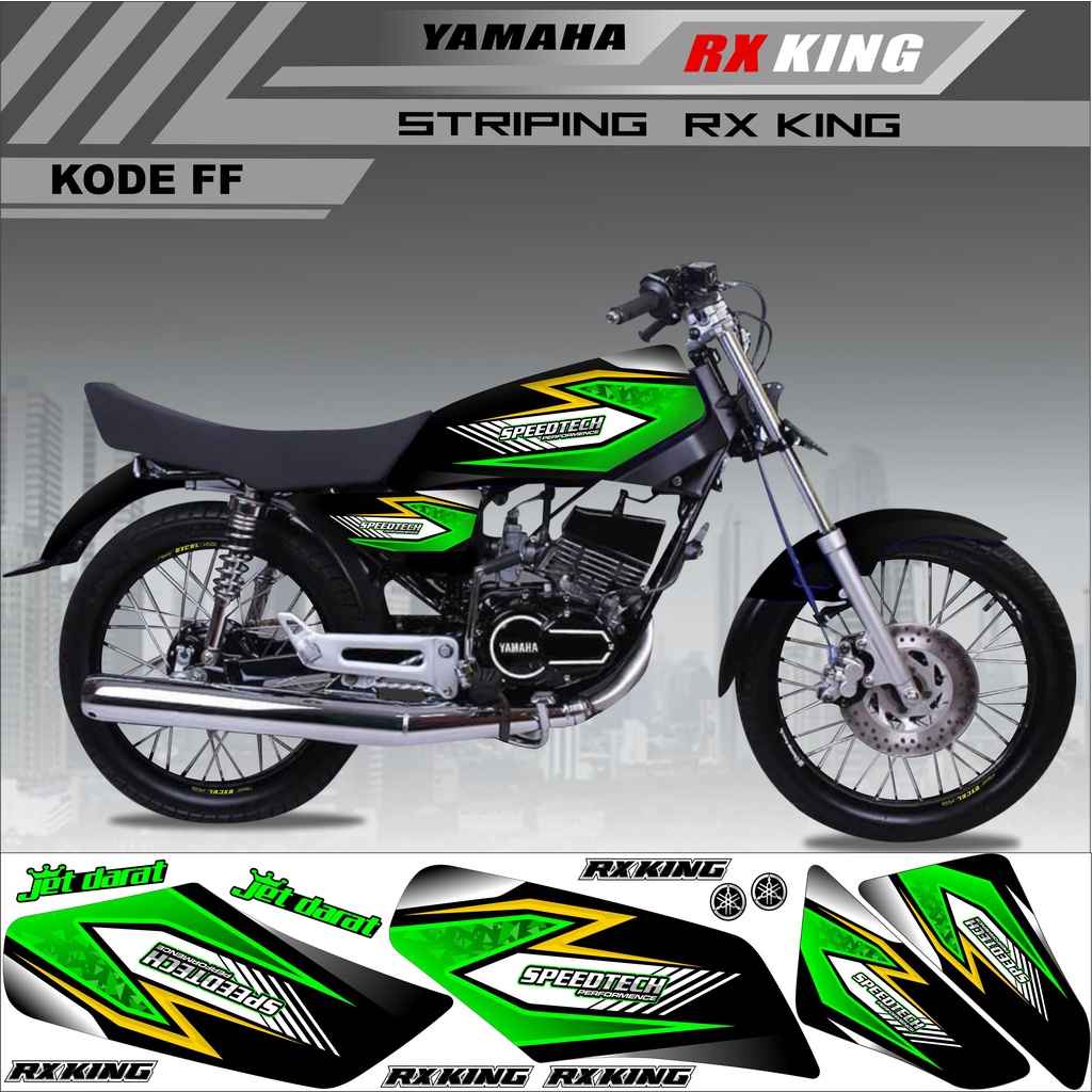 Sticker Rx King Variasi Stiker Striping Rx King Kode FF