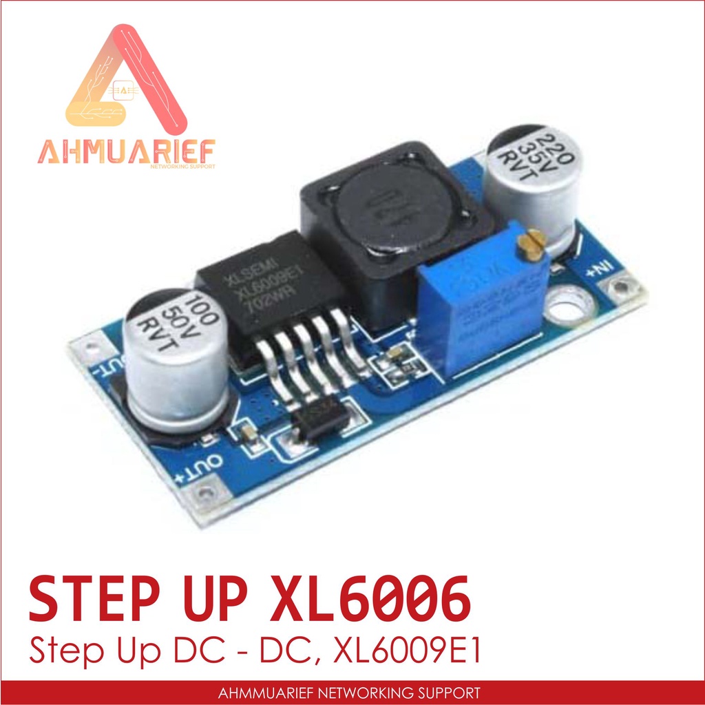 Step Up Module Adjustable XL6009 XL6009E1 DC ke DC Converter Power Supply