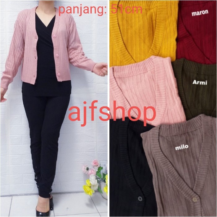 MUSLIM-CARDIGAN- CARDIGAN WANITA OUTER MUSLIM ATASAN RAJUT -CARDIGAN-MUSLIM.