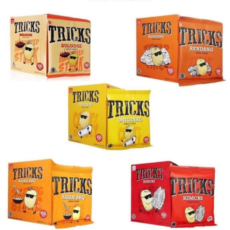 

Tricks Snack Baked Chips Potato Box 10 Pcs All Varian