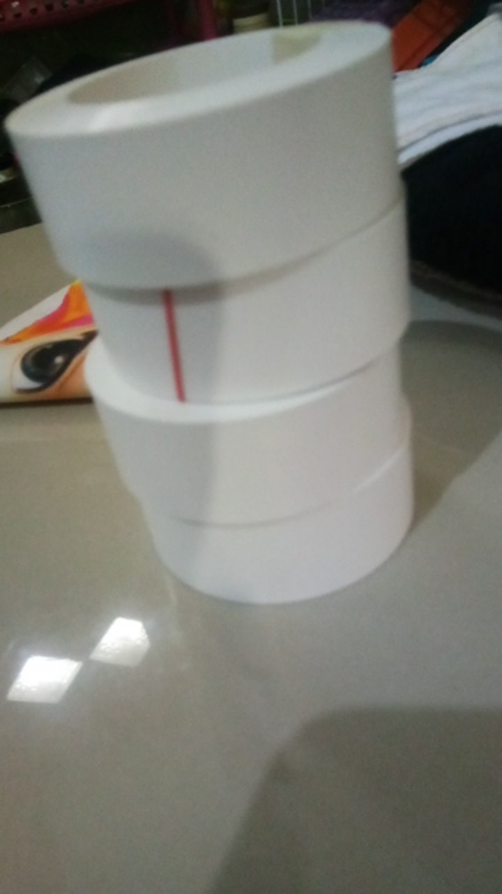 Edging Putih 20mm Vynil Plimir Vinil Putih Dop - 5 Meter