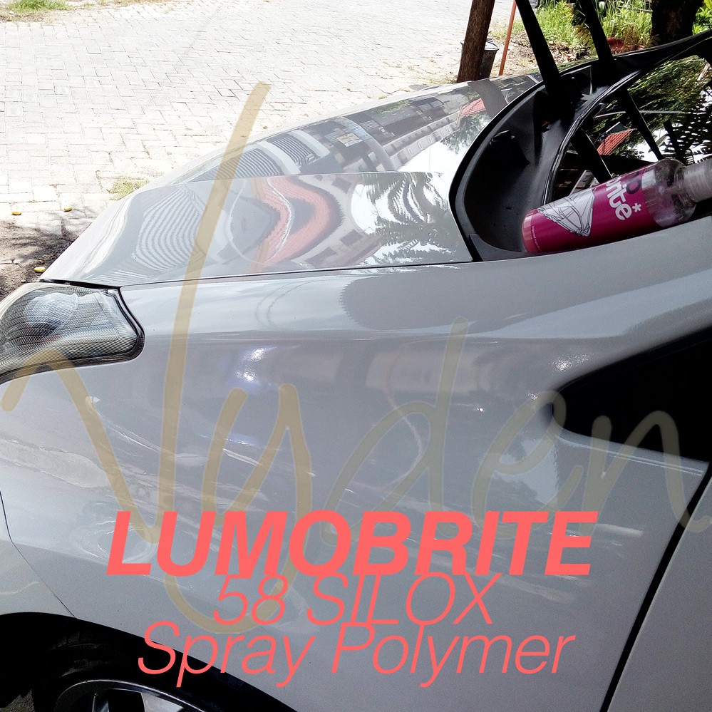 Pengkilap Body Motor Mobil LUMOBRITE 58 SILOX SPRAY POLYMER Sealant Guard Nano Ceramic Coating Glossy Pelindung Poles Bodi Cat Kaca Helm Plastik Sepeda Paint Protection Pelapis Permanen Penghitam Penghilang Baret