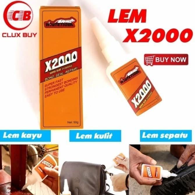 

(BISA COD) Lem Korea merk X2000 Perekat Instan Cairan Super kuat lem power glue DISKON Kode 1225