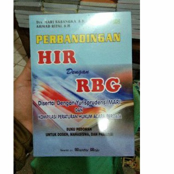 

perbandingan HIR dengan RBG by hari sasangka