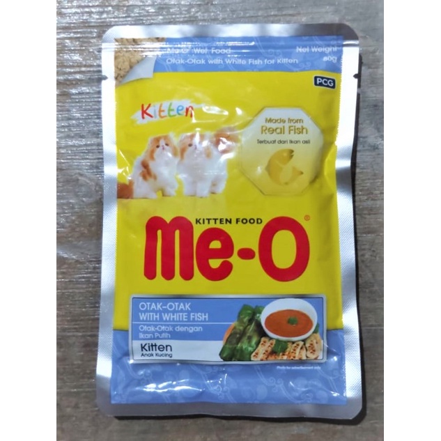 MAKANAN  ANAK KUCING MEO POUCH KITTEN 1 KARDUS 12 PCS HARGA LEBIH EKONOMIS