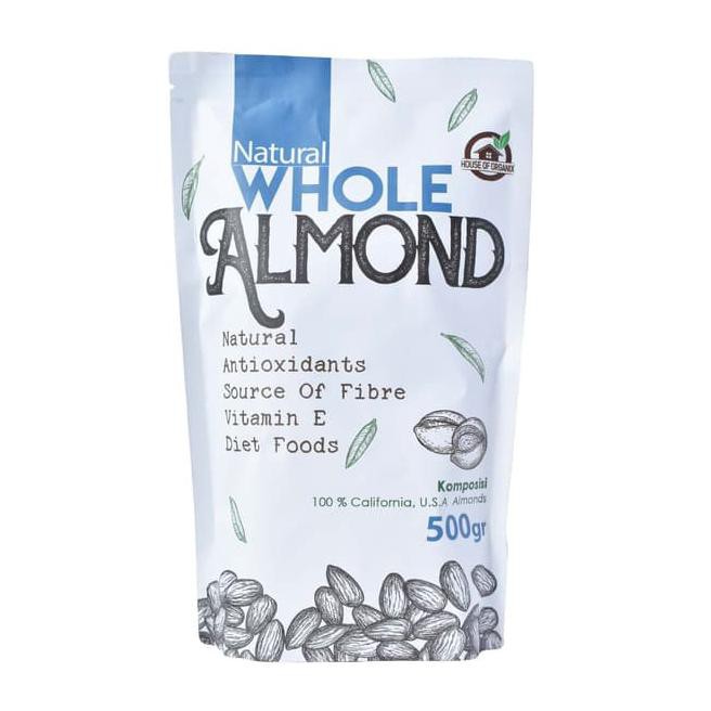 

Askk Ws Natural Whole Almond ( Kacang Almond Natural ) 500 Gr F8Cf