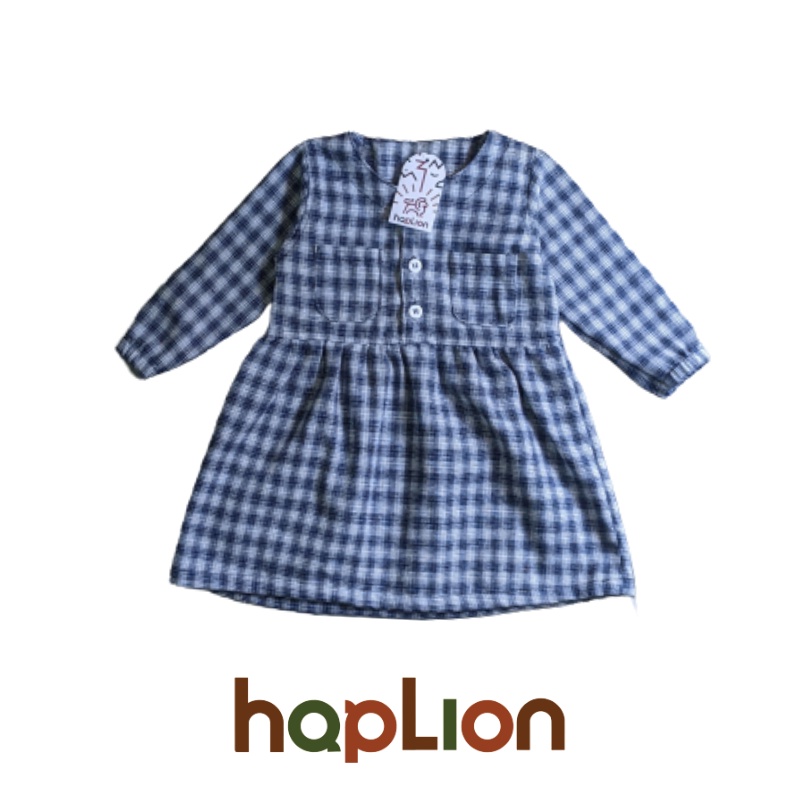 Dress Anak Flanel Atasan Perempuan Lengan Panjang 1 - 6 Tahun | Haplion Kidswear