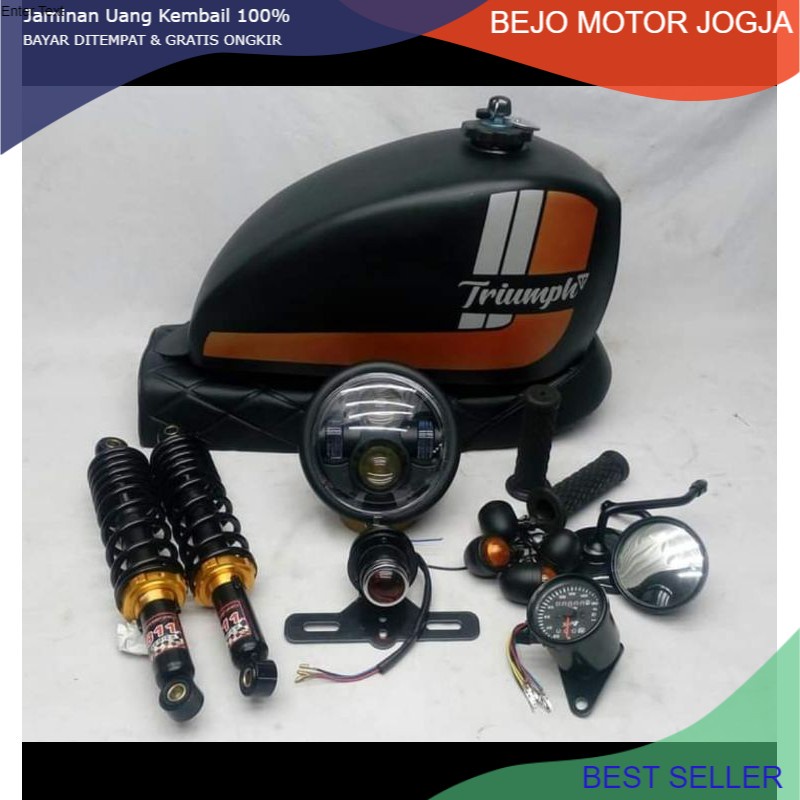 paket body japstyle scrambler buat tiger mega pro scorpio byson thunder 125