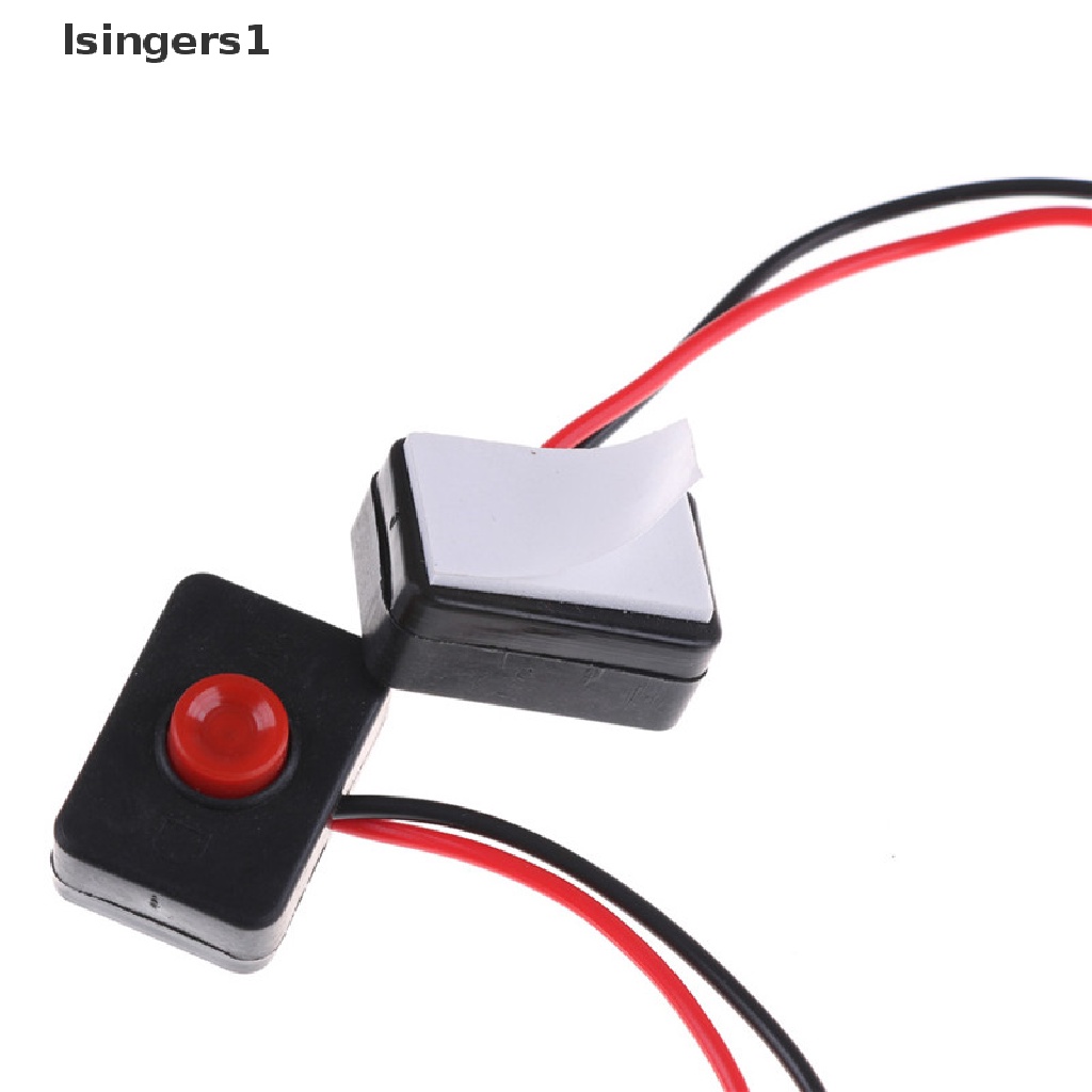 (lsingers1) 2pcs Saklar Tombol Tekan DC 12V 2A Untuk Mobil