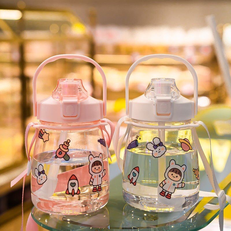 Botol Minum Anak Botol Lucu 1.3 Liter GRATIS STIKER Big Belly Water Bottle Botol Viral Tumbler