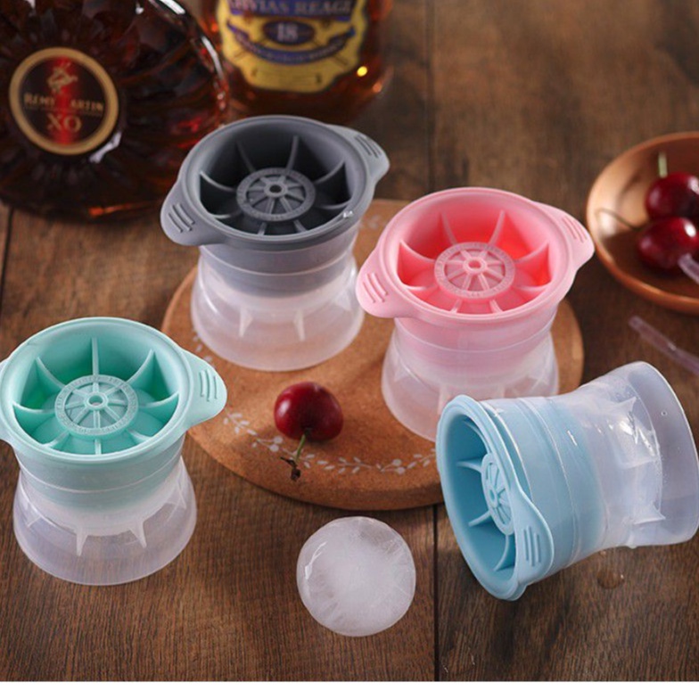 Cetakan Es Loli Ice Cube Maker Bar Cocktail Ice Box Molds Sphere Round Ball