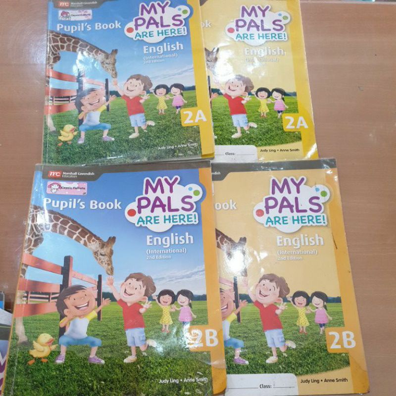 BUKU SECOND dan copy  MY PALS ARE HERE ENGLISH 2A,1B copy,4A copy WORKBOOK DAN 2B,1B copy,4B copy WO
