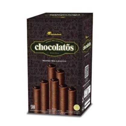 

Gery Chocolatos Wafer Roll Dark Chocolate Coklat Isi 24 Pcs