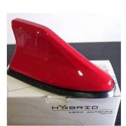 Antena Sirip Hiu Hybrid Red JS Racing / Shark Fin Hybrid