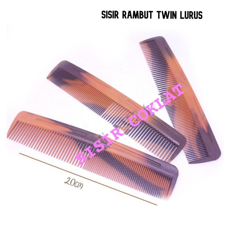 SISIR RAMBUT COKLAT 20CM tebal kuat