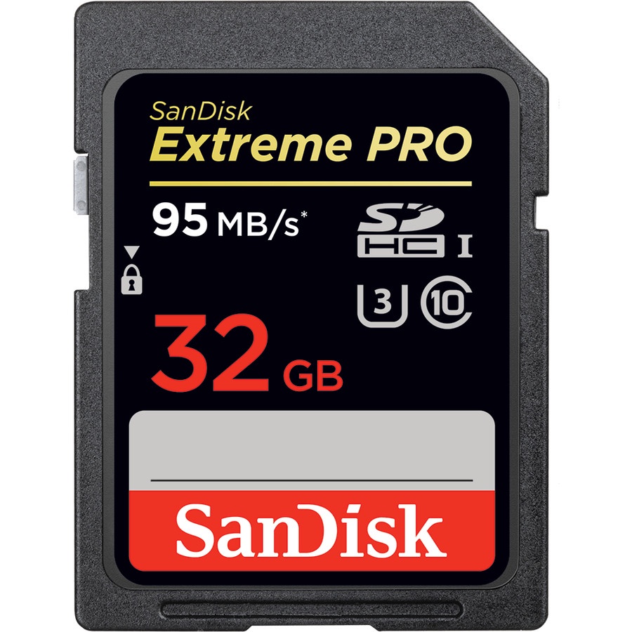 Sandisk 32 GB Extreme Pro 95 mb/s SDHC Card