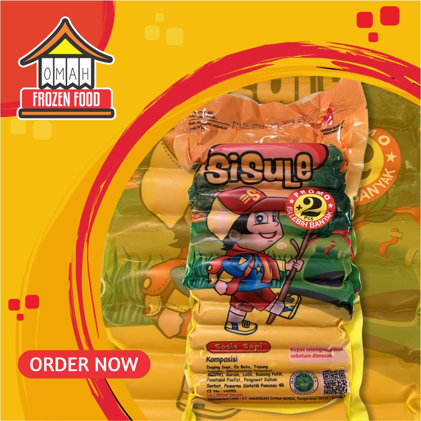 

Sisule Si Sule Sosis Ayam / Sapi isi 22 (NON COD DILUAR KOTA JATENG)