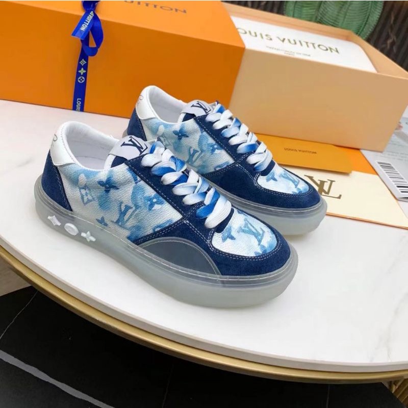 sepatu lv sneaker wanita mirror quality lou is vuitton shoes cewek