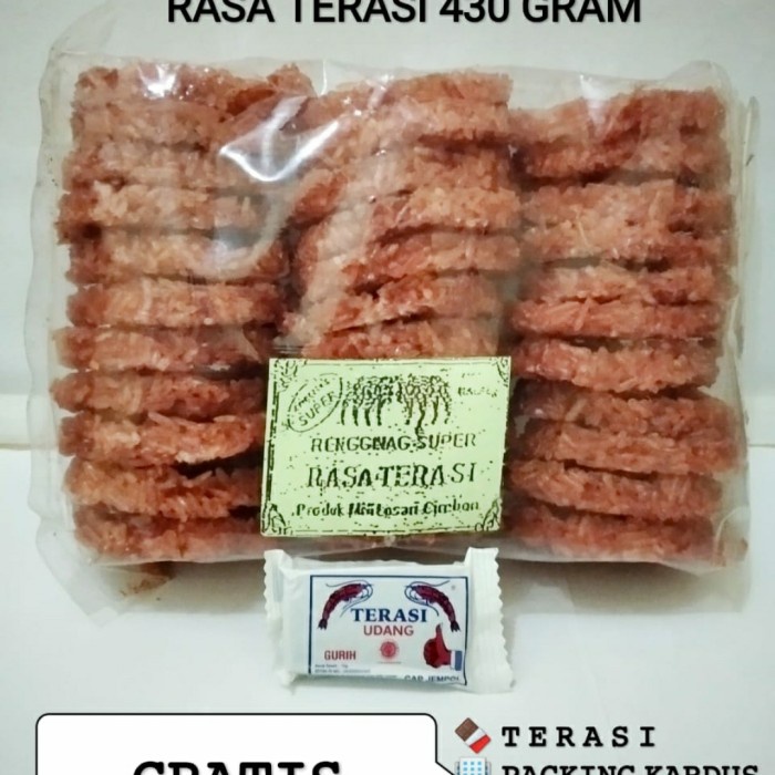 

NEW Rengginang Mentah Super rasa Terasi 430gram