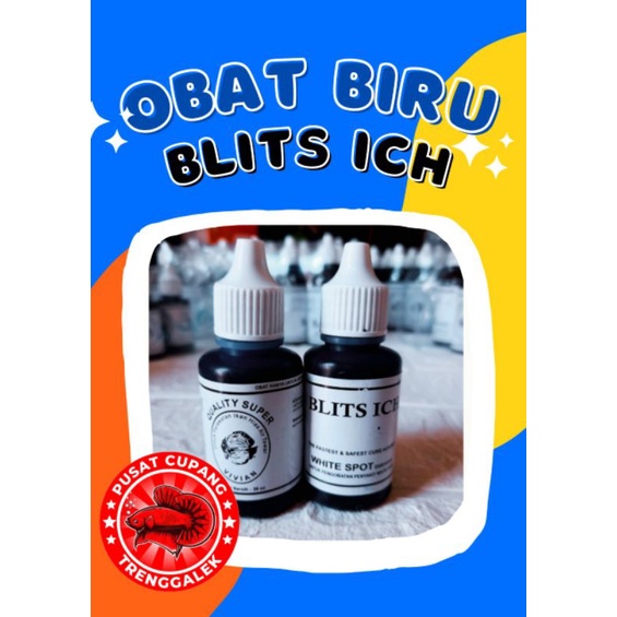 obat biru buat pengobatan ikan cupang/methylene blue  (free packing)