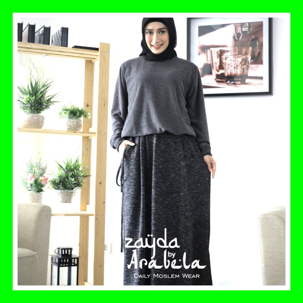 FASHION MUSLIM GAMIS PREMIUM ZAYDA BY ARABELA, SIMPLE DRESS