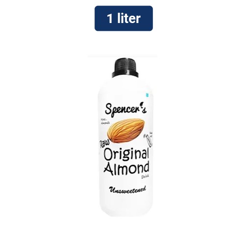 Jual Spencer Almond Milk Raw Original Unsweetened 1 L Shopee Indonesia