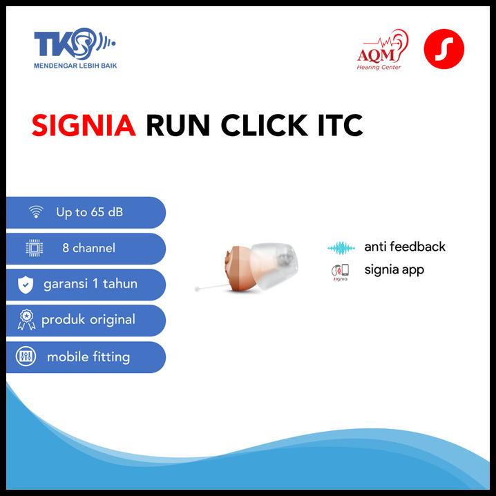 Alat Bantu Dengar Signia Run Instant Click Itc 8 Channel