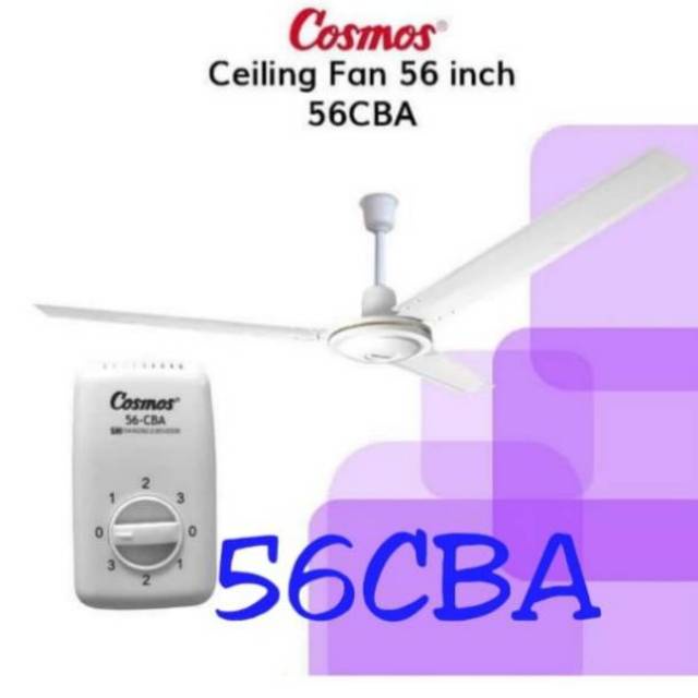 Kipas Angin Ceiling Fan Cosmos 56-CBA Baling 56 Inch Plafon Atap Dak Ruang Tamu 56 CBA ORI